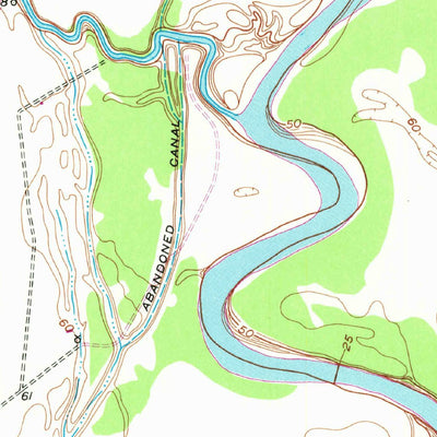 United States Geological Survey Lane City SE, TX (1952, 24000-Scale) digital map