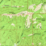 United States Geological Survey Lane, ID (1957, 62500-Scale) digital map