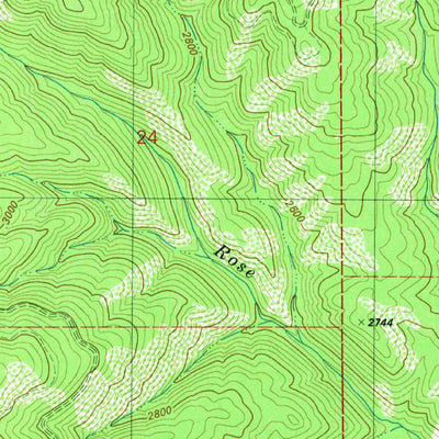 United States Geological Survey Lane, ID (1981, 24000-Scale) digital map