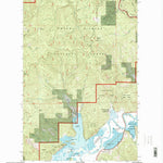 United States Geological Survey Lane, ID (1996, 24000-Scale) digital map