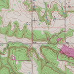 United States Geological Survey Lane, KS (1966, 24000-Scale) digital map