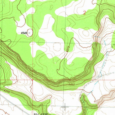 United States Geological Survey Lane Lake, OR (1981, 24000-Scale) digital map