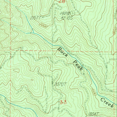 United States Geological Survey Lane Mountain, OR (1987, 24000-Scale) digital map