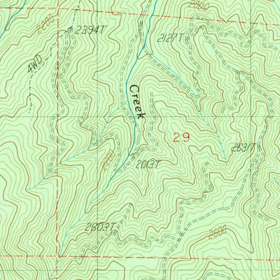 United States Geological Survey Lane Mountain, OR (1987, 24000-Scale) digital map