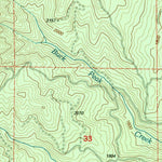 United States Geological Survey Lane Mountain, OR (1998, 24000-Scale) digital map