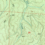 United States Geological Survey Lane Mountain, OR (1998, 24000-Scale) digital map