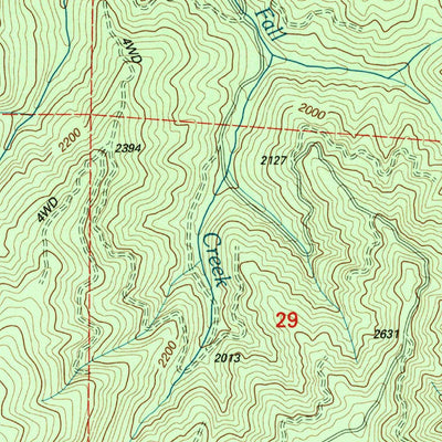 United States Geological Survey Lane Mountain, OR (1998, 24000-Scale) digital map