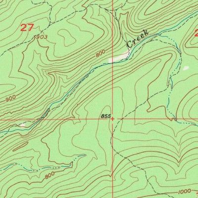 United States Geological Survey Lane NE, OK (1957, 24000-Scale) digital map