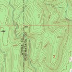 United States Geological Survey Lane NE, OK (1957, 24000-Scale) digital map