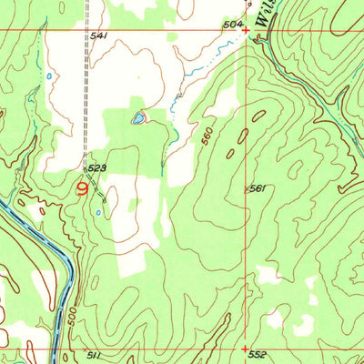 United States Geological Survey Lane, OK (1957, 24000-Scale) digital map