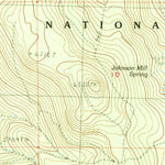 United States Geological Survey Lane Reservoir, CA (1990, 24000-Scale) digital map