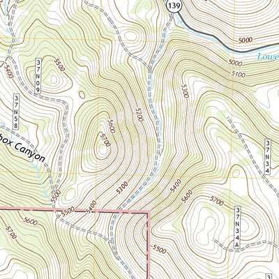 United States Geological Survey Lane Reservoir, CA (2021, 24000-Scale) digital map