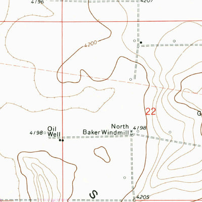 United States Geological Survey Lane Salt Lake, NM (1973, 24000-Scale) digital map