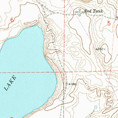 United States Geological Survey Lane Salt Lake, NM (1973, 24000-Scale) digital map