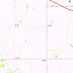 United States Geological Survey Lane, SD (1973, 24000-Scale) digital map