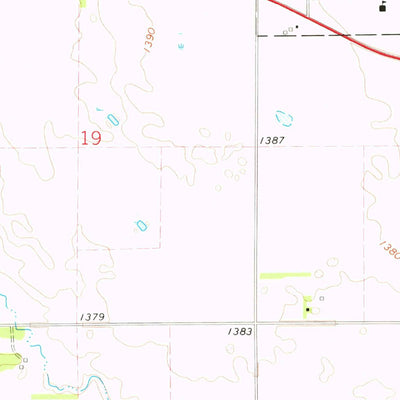 United States Geological Survey Lane, SD (1973, 24000-Scale) digital map