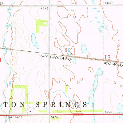 United States Geological Survey Lane, SD (1973, 24000-Scale) digital map