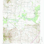 United States Geological Survey Lane, TN (1952, 24000-Scale) digital map