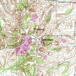 United States Geological Survey Lane, TN (1952, 24000-Scale) digital map