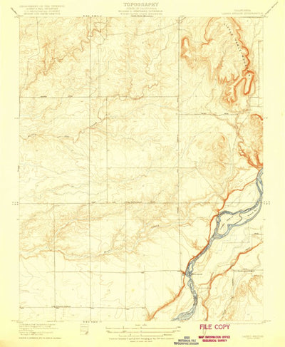 United States Geological Survey Lanes Bridge, CA (1922, 31680-Scale) digital map