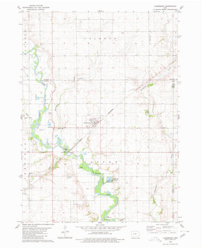United States Geological Survey Lanesboro, IA (1980, 24000-Scale) digital map