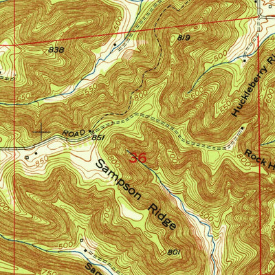 United States Geological Survey Lanesville, IN-KY (1951, 24000-Scale) digital map