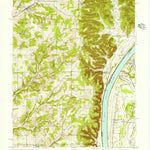 United States Geological Survey Lanesville, IN-KY (1955, 24000-Scale) digital map