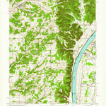 United States Geological Survey Lanesville, IN-KY (1960, 24000-Scale) digital map