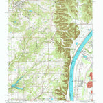 United States Geological Survey Lanesville, IN-KY (1982, 24000-Scale) digital map
