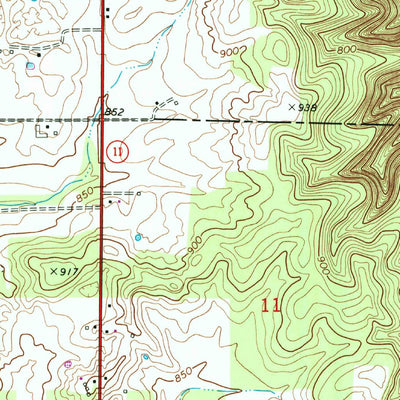 United States Geological Survey Lanesville, IN-KY (1982, 24000-Scale) digital map