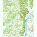 United States Geological Survey Lanesville, IN-KY (1985, 24000-Scale) digital map