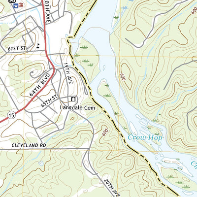 United States Geological Survey Lanett South, AL (2020, 24000-Scale) digital map