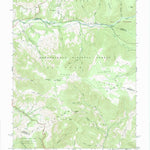 United States Geological Survey Laneville, WV (1969, 24000-Scale) digital map