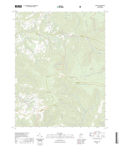 United States Geological Survey Laneville, WV (2023, 24000-Scale) digital map