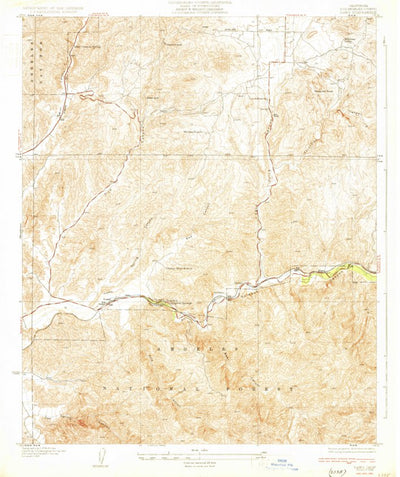 United States Geological Survey Lang, CA (1933, 24000-Scale) digital map