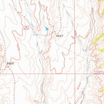 United States Geological Survey Lang Spring, CO (1969, 24000-Scale) digital map