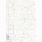United States Geological Survey Langdon East, ND (1967, 24000-Scale) digital map