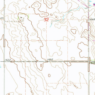 United States Geological Survey Langdon East, ND (1967, 24000-Scale) digital map