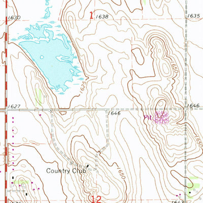 United States Geological Survey Langdon East, ND (1967, 24000-Scale) digital map