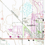 United States Geological Survey Langdon West, ND (1970, 24000-Scale) digital map