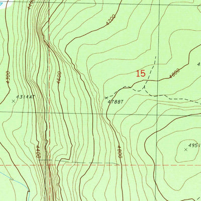 United States Geological Survey Langell Valley, OR (1988, 24000-Scale) digital map
