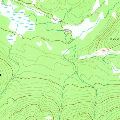 United States Geological Survey Langer Peak, ID (1972, 24000-Scale) digital map