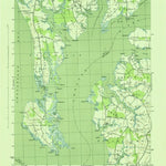 United States Geological Survey Langford Creek, MD (1943, 31680-Scale) digital map
