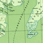 United States Geological Survey Langford Creek, MD (1943, 31680-Scale) digital map