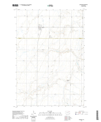United States Geological Survey Langford, SD (2021, 24000-Scale) digital map