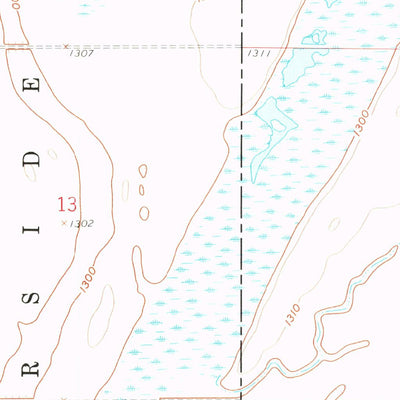 United States Geological Survey Langford SW, SD (1958, 24000-Scale) digital map