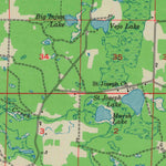 United States Geological Survey Langlade, WI (1952, 48000-Scale) digital map
