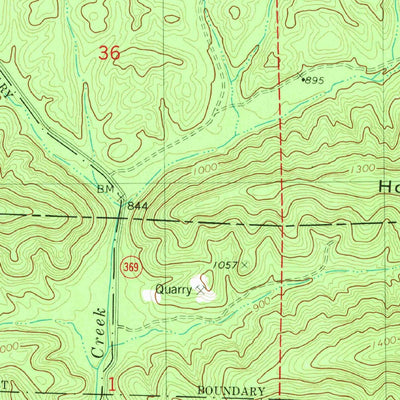 United States Geological Survey Langley, AR (1980, 24000-Scale) digital map