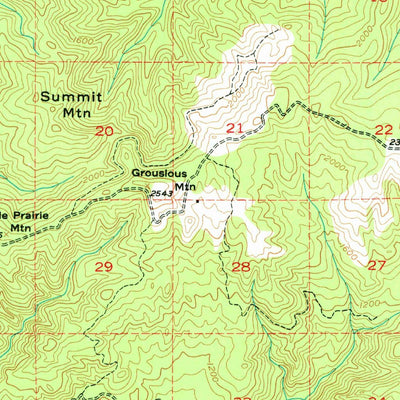 United States Geological Survey Langlois, OR (1954, 62500-Scale) digital map