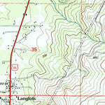United States Geological Survey Langlois, OR (1996, 24000-Scale) digital map